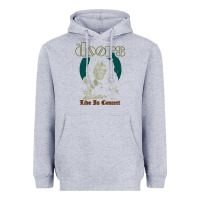 Heather Grey the doors live in concert Heavyweight Hoodie - artisFamous