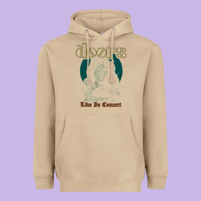 The Doors Live In Concert Heavyweight Hoodie Designed By Artisfamous