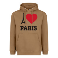 Toasted Coconut i love paris eiffel tower funny Heavyweight Hoodie - artisFamous