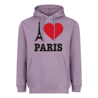 Lavender i love paris eiffel tower funny Heavyweight Hoodie - artisFamous