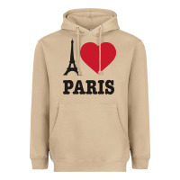 Mushroom i love paris eiffel tower funny Heavyweight Hoodie - artisFamous