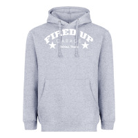 Heather Grey fired up garage Heavyweight Hoodie - artisFamous