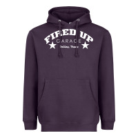Plum fired up garage Heavyweight Hoodie - artisFamous