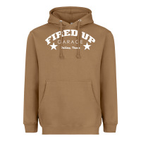 Toasted Coconut fired up garage Heavyweight Hoodie - artisFamous