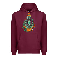 Burgundy gemstone arrowhead Premium Hoodie - Jasminsmagicworld