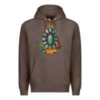 Coffee gemstone arrowhead Premium Hoodie - Jasminsmagicworld