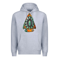 Heather Grey gemstone arrowhead Premium Hoodie - Jasminsmagicworld