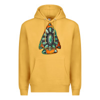 Mustard gemstone arrowhead Premium Hoodie - Jasminsmagicworld