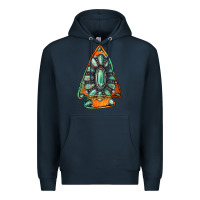 Navy gemstone arrowhead Premium Hoodie - Jasminsmagicworld