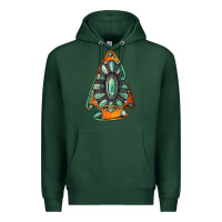 Sports Green gemstone arrowhead Premium Hoodie - Jasminsmagicworld