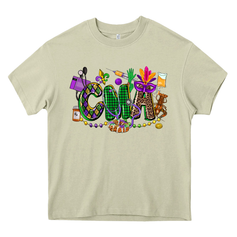 Cma Mardi Gras Cowgirl Heavy Core Tee by CowGirlArtShop | Teevron