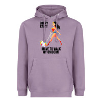 Lavender wonder woman sorry can't Heavyweight Hoodie - artisFamous
