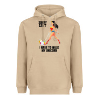 Wonder Woman Sorry Can't Heavyweight Hoodie | Teevron