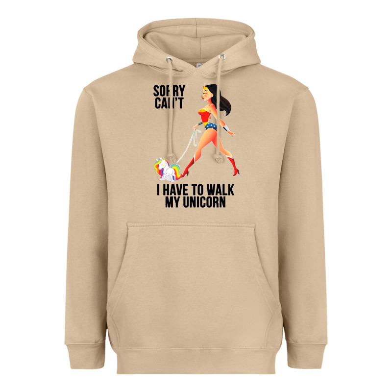 Wonder Woman Sorry Can't Heavyweight Hoodie by artisFamous | Teevron