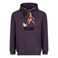 Plum wonder woman sorry can't Heavyweight Hoodie - artisFamous