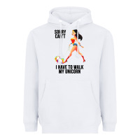 White wonder woman sorry can't Heavyweight Hoodie - artisFamous
