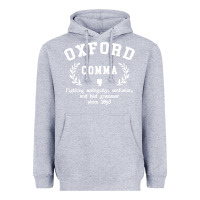 Heather Grey funny english grammar nerd Heavyweight Hoodie - artisFamous