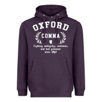 Plum funny english grammar nerd Heavyweight Hoodie - artisFamous