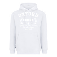White funny english grammar nerd Heavyweight Hoodie - artisFamous