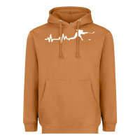 Meerkat hockey player heartbeat ice Heavyweight Hoodie - artisFamous