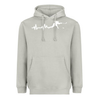 Moon Dust hockey player heartbeat ice Heavyweight Hoodie - artisFamous