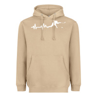 Mushroom hockey player heartbeat ice Heavyweight Hoodie - artisFamous