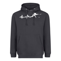 Smoke hockey player heartbeat ice Heavyweight Hoodie - artisFamous