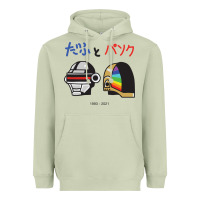 Matcha DAFTPUNK Japanese Heavyweight Hoodie - artisFamous