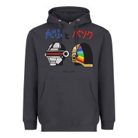Smoke DAFTPUNK Japanese Heavyweight Hoodie - artisFamous