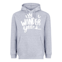 Heather Grey The Wonder Years Heavyweight Hoodie - artisFamous