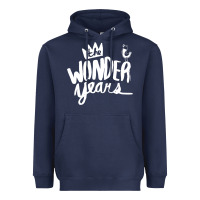 Navy The Wonder Years Heavyweight Hoodie - artisFamous