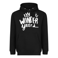 Black The Wonder Years Heavyweight Hoodie - artisFamous