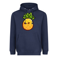 Navy pineapple fruits Heavyweight Hoodie - artisFamous