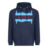 Navy awesome chicago city Heavyweight Hoodie - artisFamous