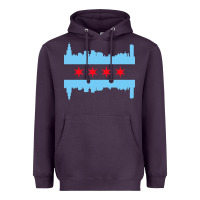 Plum awesome chicago city Heavyweight Hoodie - artisFamous