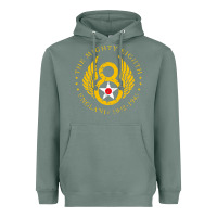 Sage mighty eighth   8th anniversary Heavyweight Hoodie - artisFamous