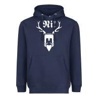 Navy monty comedy python Heavyweight Hoodie - artisFamous