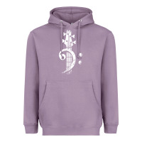 Lavender musical guitar bass Heavyweight Hoodie - artisFamous
