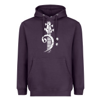 Plum musical guitar bass Heavyweight Hoodie - artisFamous