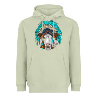 Matcha simmental indian headdress Heavyweight Hoodie - JahusDesignShop
