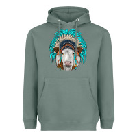 Sage simmental indian headdress Heavyweight Hoodie - JahusDesignShop