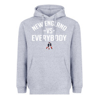 Heather Grey new england everybody Heavyweight Hoodie - artisFamous