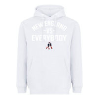 White new england everybody Heavyweight Hoodie - artisFamous