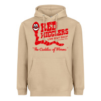 Mushroom red wigglers Heavyweight Hoodie - artisFamous