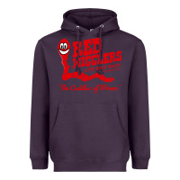 Plum red wigglers Heavyweight Hoodie - artisFamous