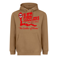 Toasted Coconut red wigglers Heavyweight Hoodie - artisFamous