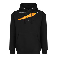 Black SpaceX Rocket Heavyweight Hoodie - artisFamous