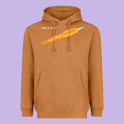 Spacex Rocket Heavyweight Hoodie Designed By Artisfamous