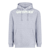 Heather Grey Greenpeace Heavyweight Hoodie - artisFamous
