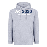 Heather Grey australian open Heavyweight Hoodie - artisFamous